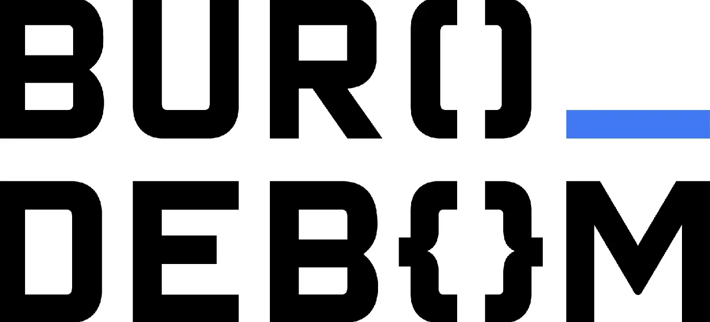 Het logo van buro_deBom